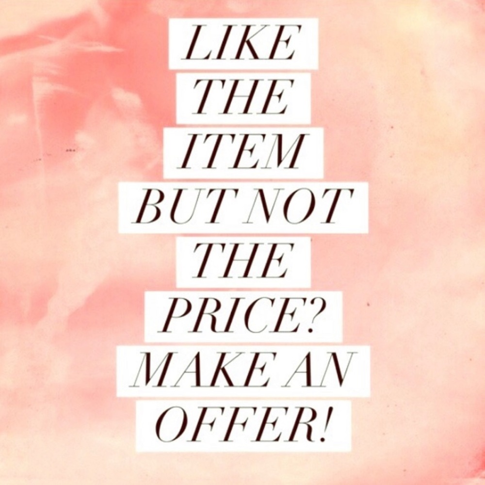 Let’s negotiate... Send me some offers 💃🏻